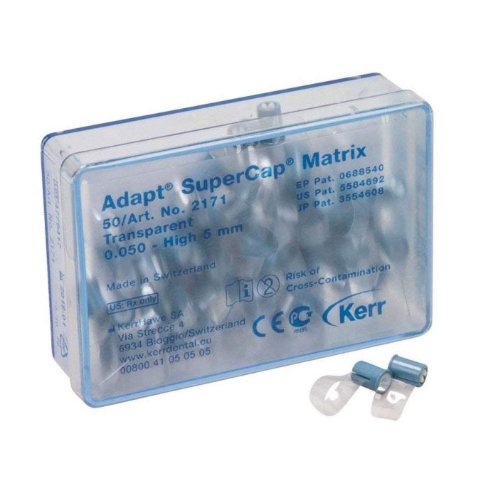 Adapt SuperCap Matrices: Transparent - 0.050 - 6.3mm (50)