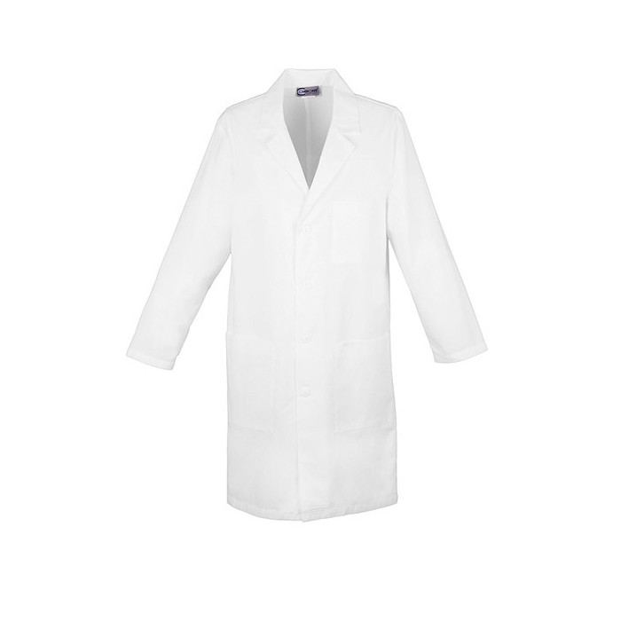 Cherokee 1346 Male Lab Coat: White - L