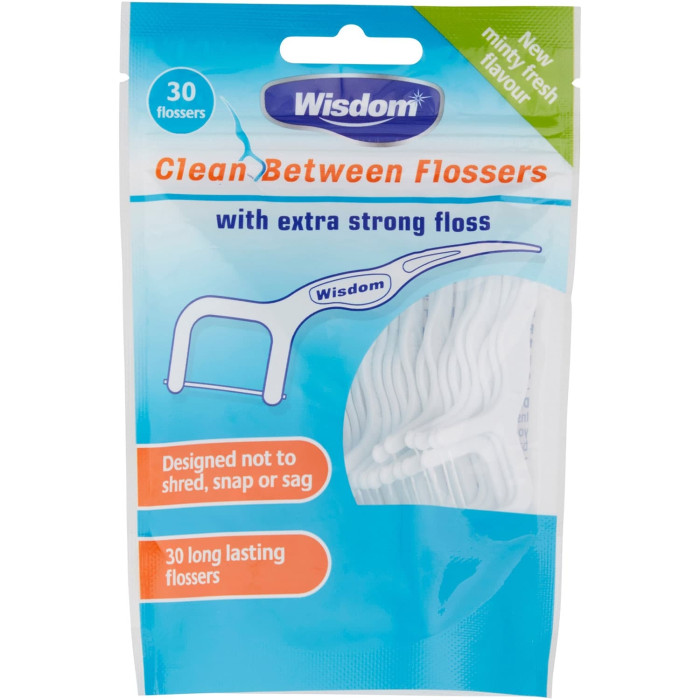 Wisdom Clean Between Flossers: P Shape - Mint (30)