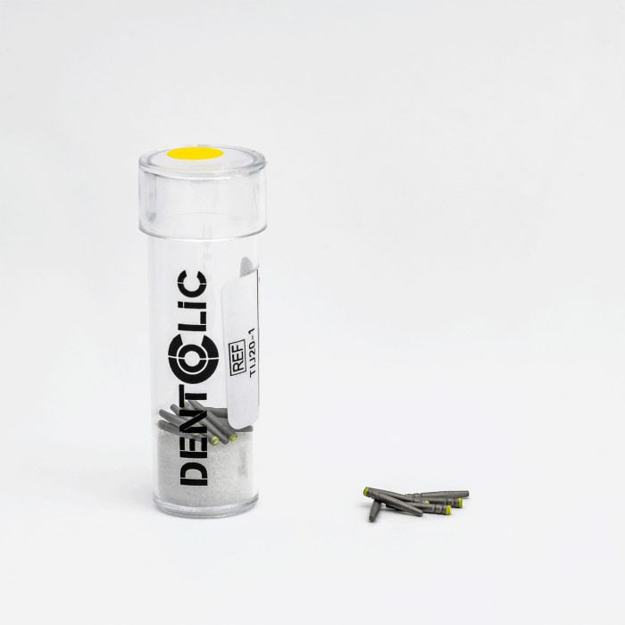 Itena Dentoclic Titanium Posts: 1.3mm Diameter - 11.5mm Yellow (20)