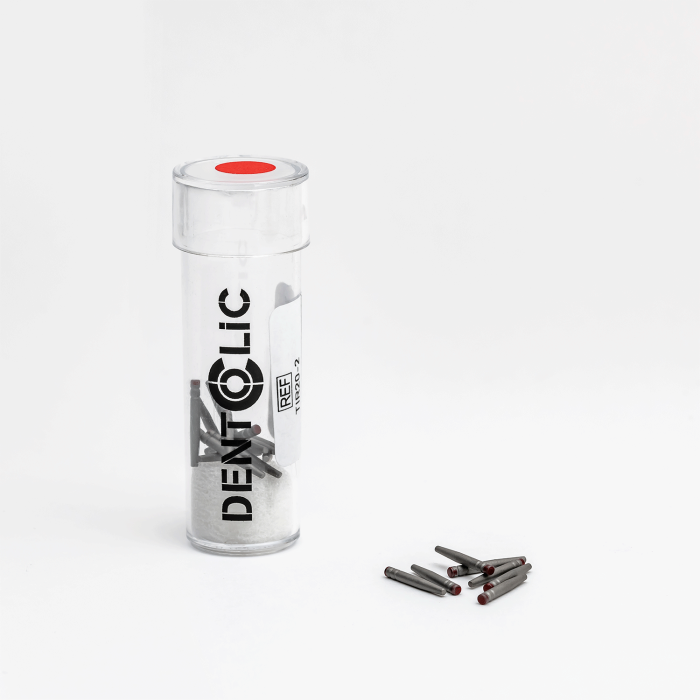 Itena Dentoclic Titanium Posts: 1.4mm Diameter - 13.5mm Red (20)