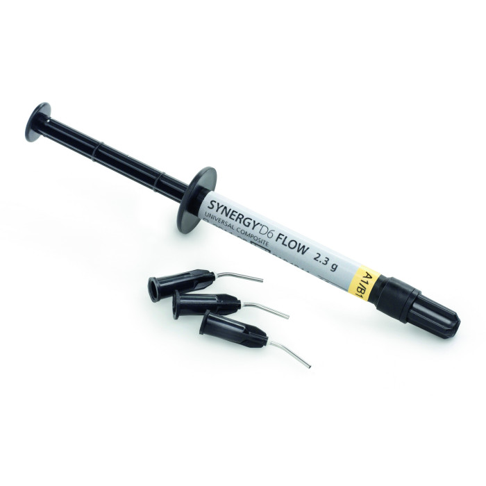 Synergy D6 Flow: 1 x 2.3g Syringe - Shade A2/B2