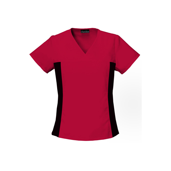 Cherokee 2874 Flexibles Tunic: Red - XS