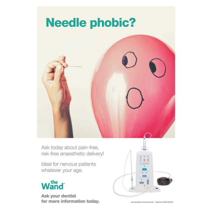 The Wand® - A2 Waiting Room Poster: No.3 - Needle Phobic