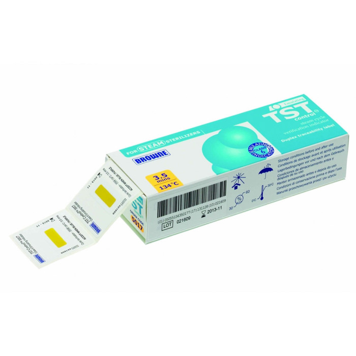 TST Control Label Duplex 134°C - 3.5min (200)