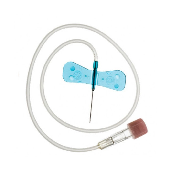 Terumo Surflo Winged Infusion Set 23g - Continuous Use with 30cm Tubing (Blue)