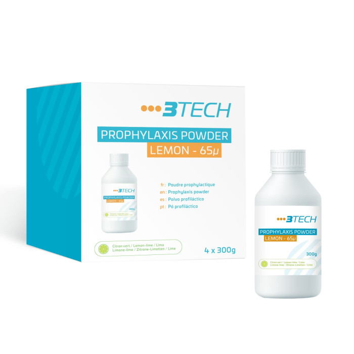 3TECH Prophylaxis Powder: 65µ - Lemon - 4 x 300g
