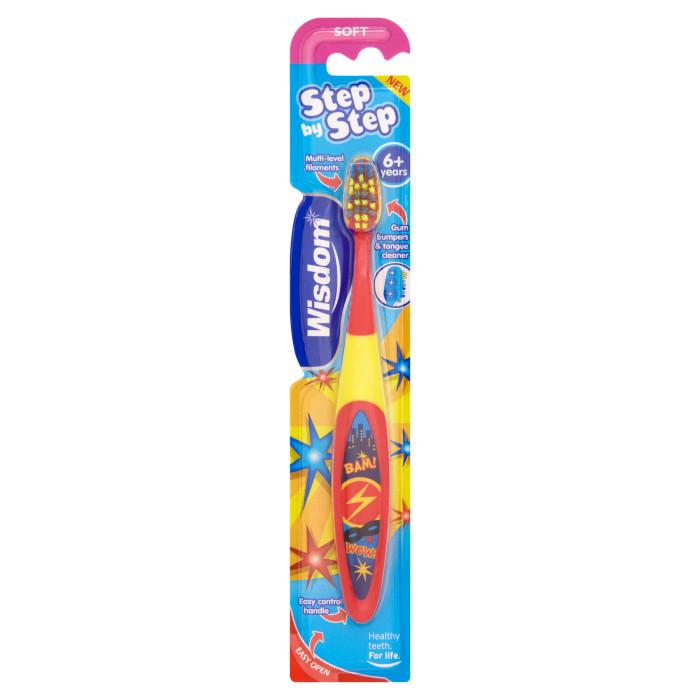 Wisdom Step-by-Step Toothbrush - 6+ years (1)