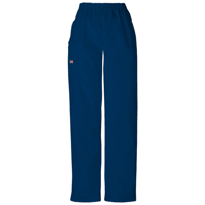 4200 Elastic Waist Trousers: Navy - M - Long Leg