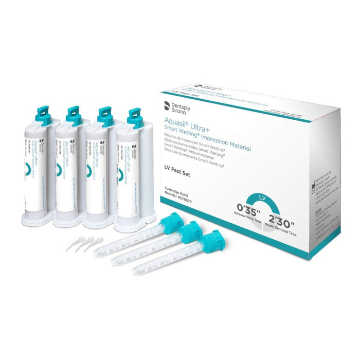 Aquasil Ultra+ LV Fast Set - 4 x 50ml
