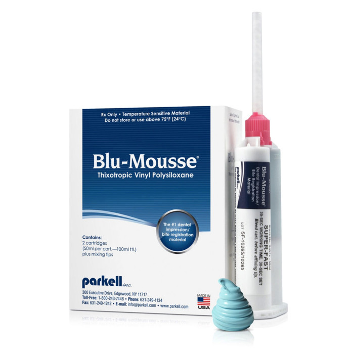 Blu-Mousse Cartridges: Classic - 2x50ml + Tips