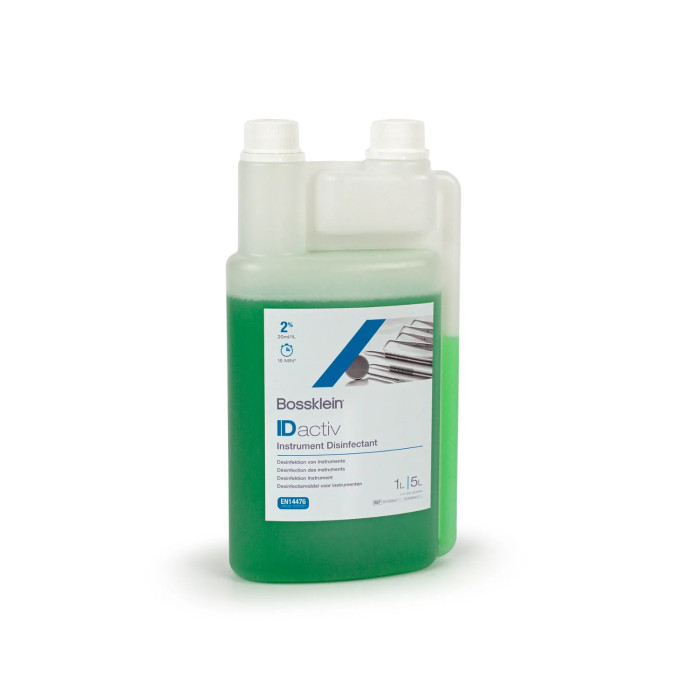 Bossklein IDactiv Instrument Disinfectant - 1 Litre Dosing Bottle
