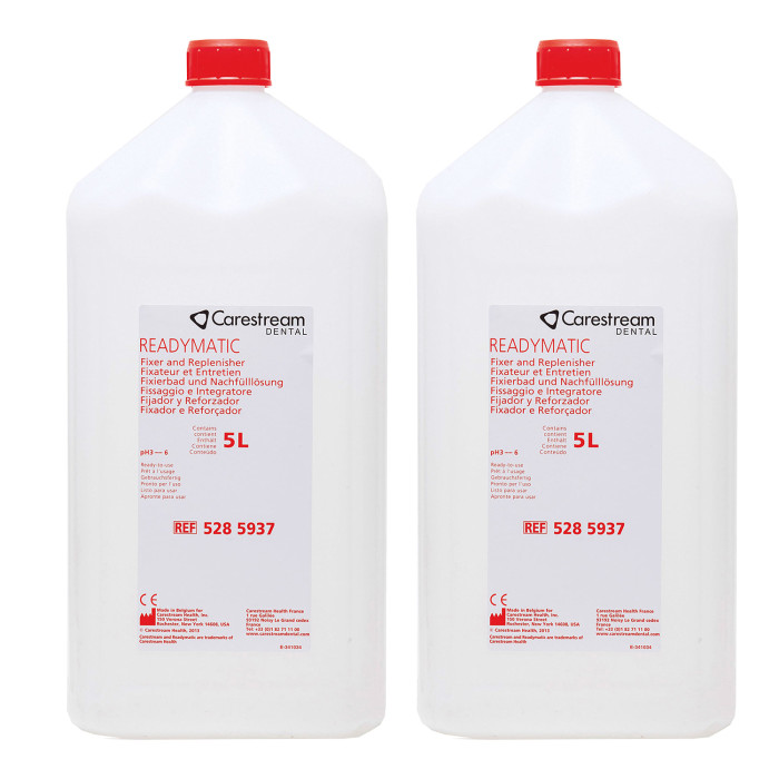 Carestream Readymatic Fixer & Replenisher - 2 x 5 Litres