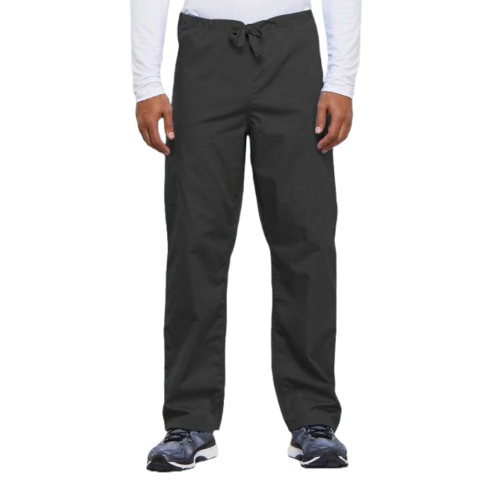 Cherokee 4100 Drawstring Waist Scrub Trousers: Pewter - L