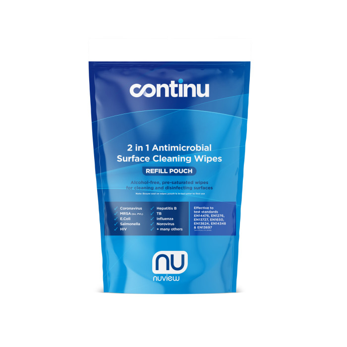 Continu 2 in 1 Wipes - Refill (200)