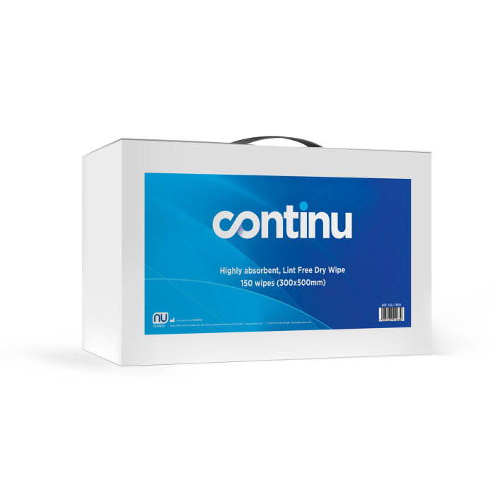 Continu Lint Free Dry Wipes (150)