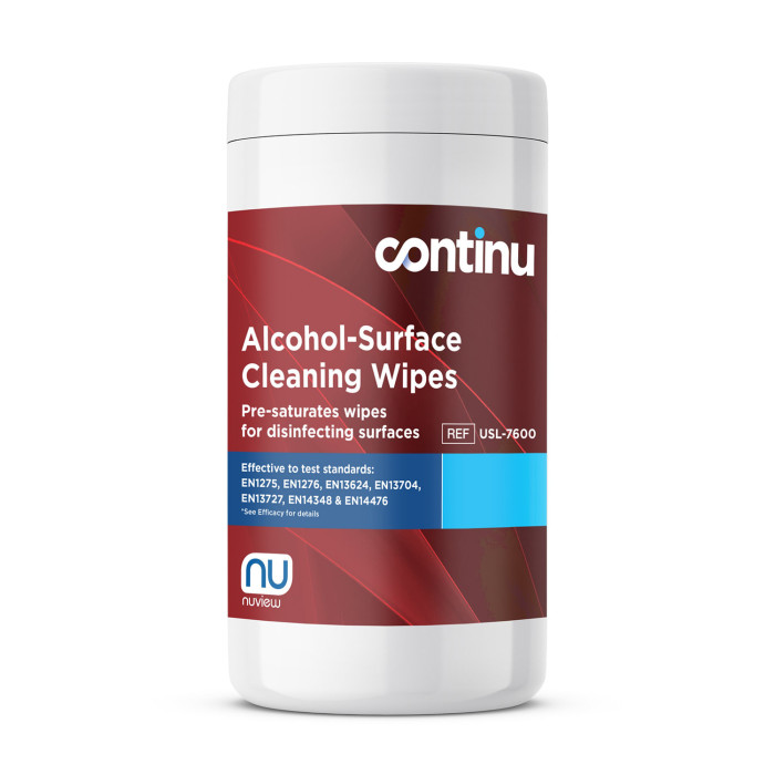 Continu 70% IPA Alcohol Wipes - Tub (200)