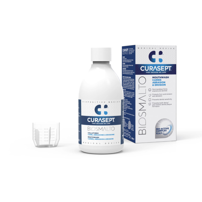 Curasept Biosmalto Caries Mouthwash 300ml - Delicate Mint