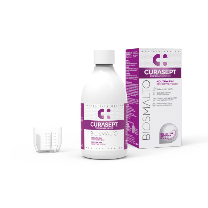 Curasept Biosmalto Mouthwash 300ml - Sensitive