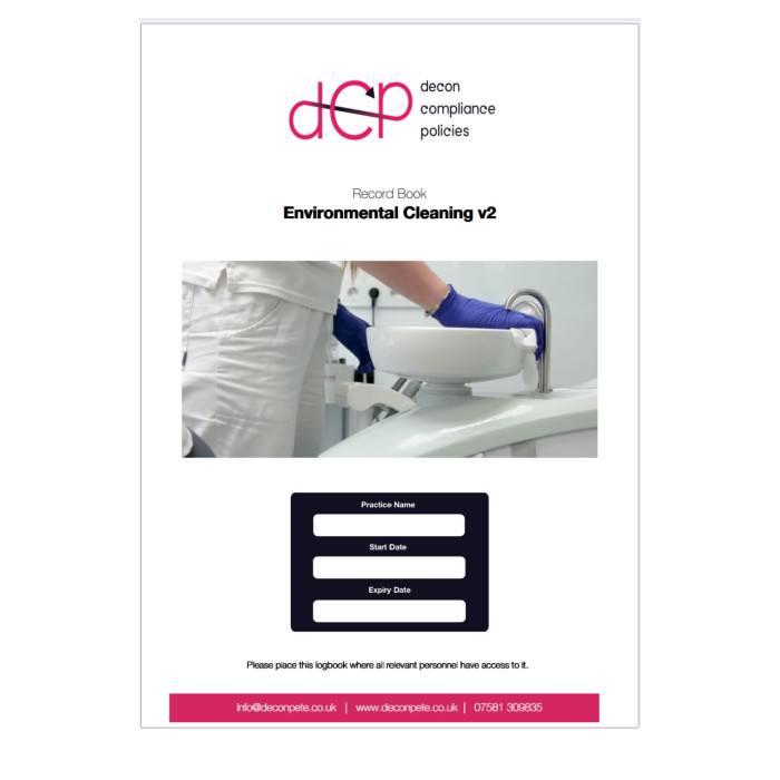 Decon Pete Environmental Cleaning Checklist