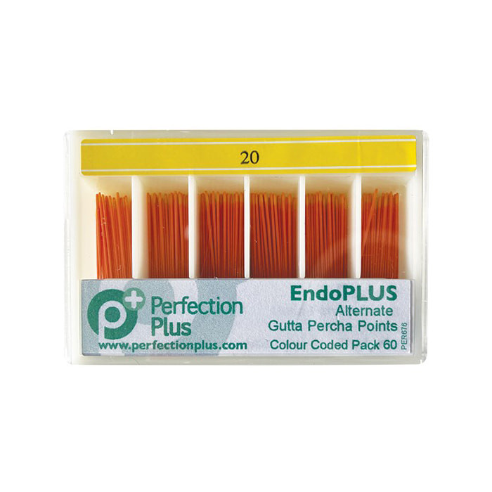 EndoPLUS Alternate GP Points: .04 - ISO 20 - Yellow (60)