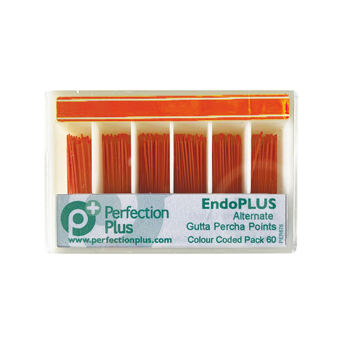 EndoPLUS Alternate GP Points: .04 - ISO 25 - Red (60)