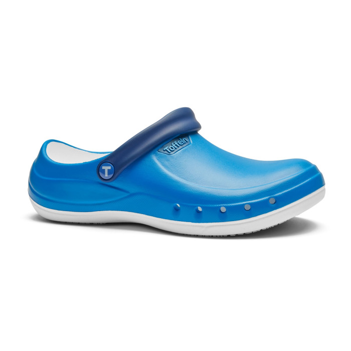 EziKlog V2.0 Shoes: Mid Blue & Navy - UK Size 8