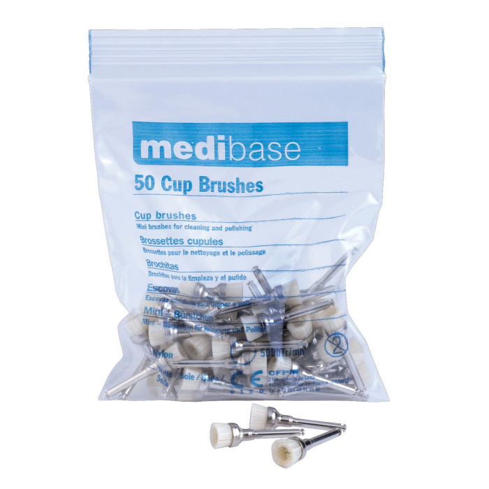 Medibase Cup Brushes: Bristle (50)