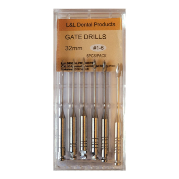 Gates Glidden Drills: 32mm - Assorted Sizes 1-6 (6)