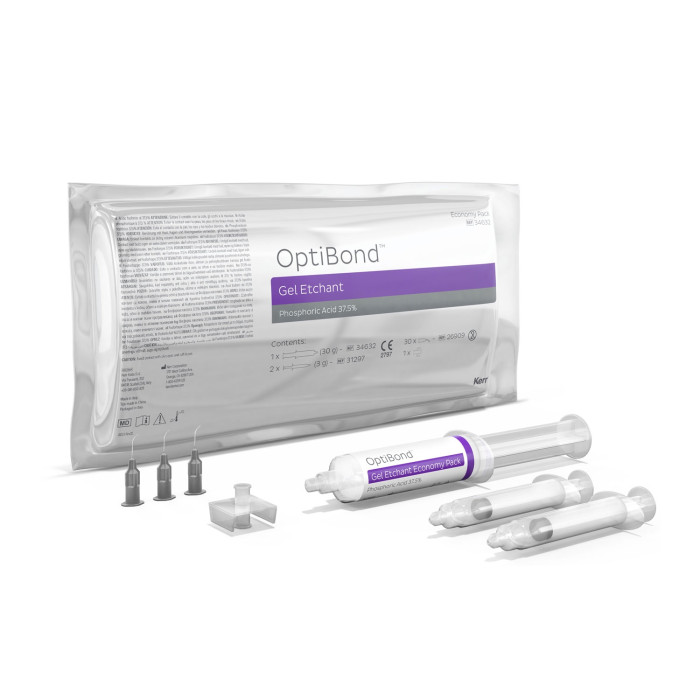 Kerr OptiBond Gel Etchant: Economy Pack - 30ml + Accessories