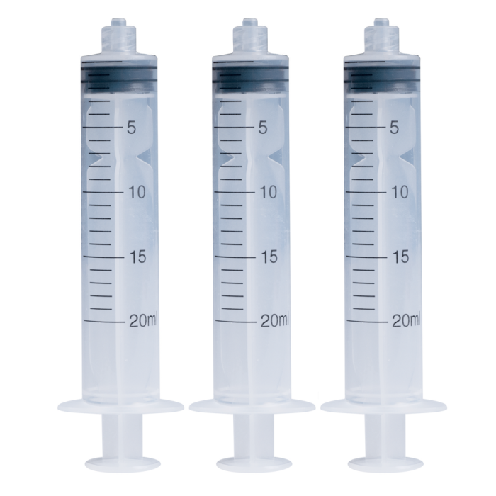 Medibase Sterile Luer Lock Syringes - 20ml (80)