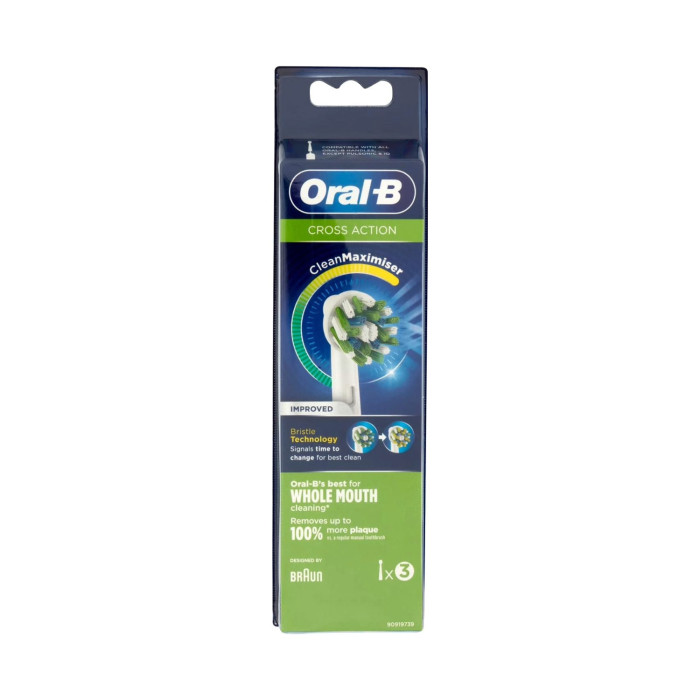 Oral-B Heads - Cross Action Clean Maximiser (3)