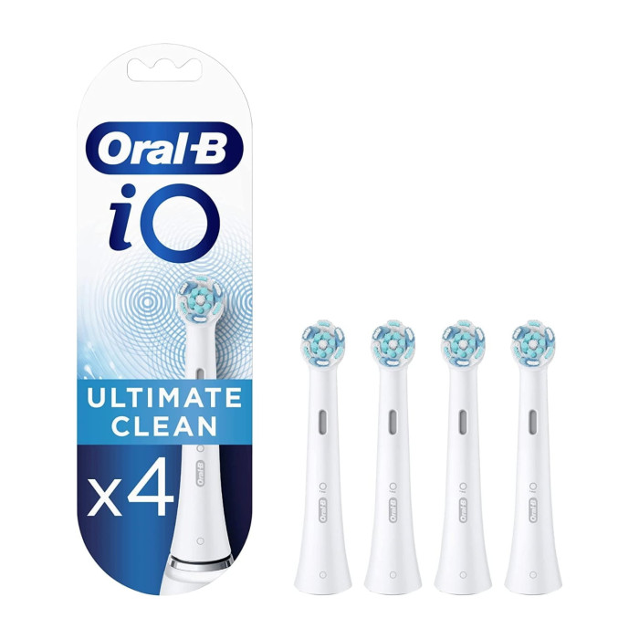 Oral-B iO Ultimate Clean Toothbrush Heads - White (4)