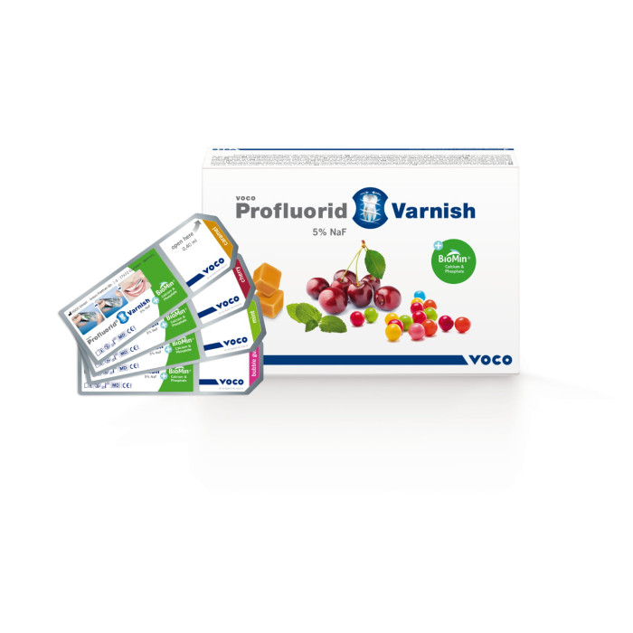 Profluorid Varnish With BioMin: Single Dose 48 x 0.4ml - Assorted