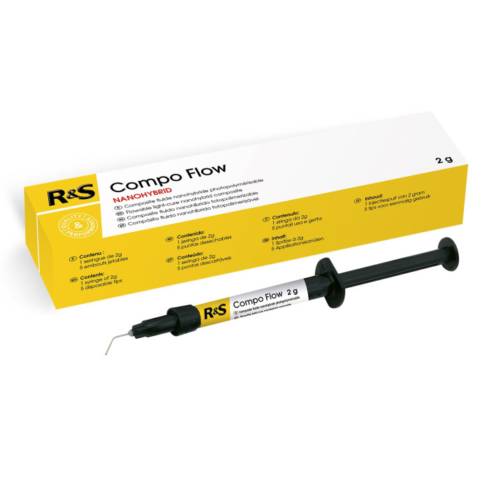 R&S Compo Flow Flowable Composite: 1 x 2g Syringe - A1