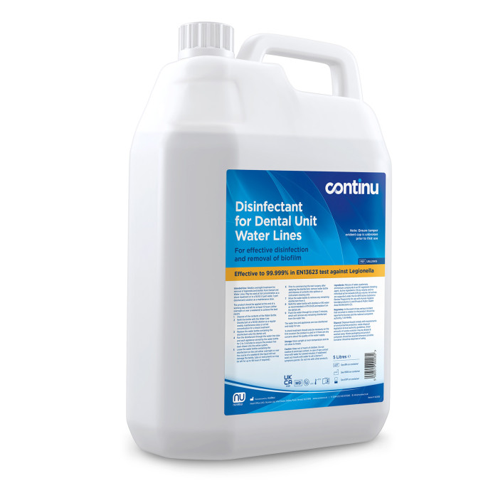 Continu Dental Unit Water Line Disinfectant - 5 Litre Bottle