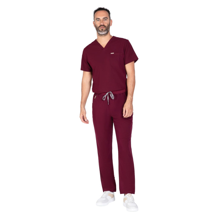 Skrubz Kanso Straight Pants: Burgundy - Men's - S