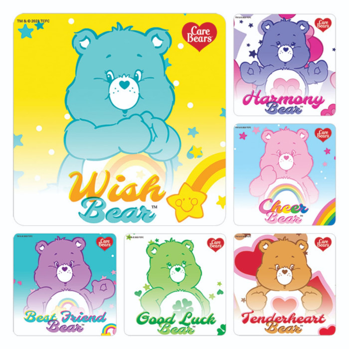 Stickers: Care Bears Dental Stickers (100)
