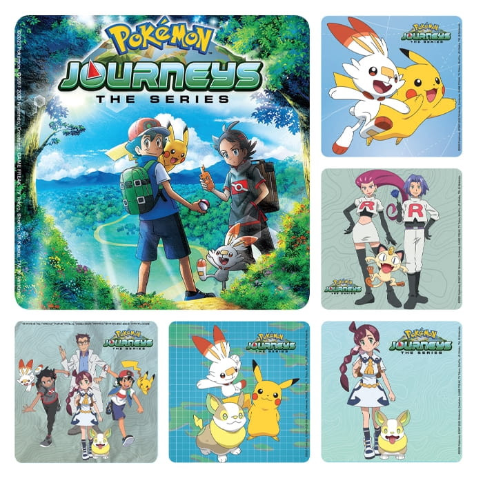 SmileMakers Stickers: Pokemon Journeys (100)