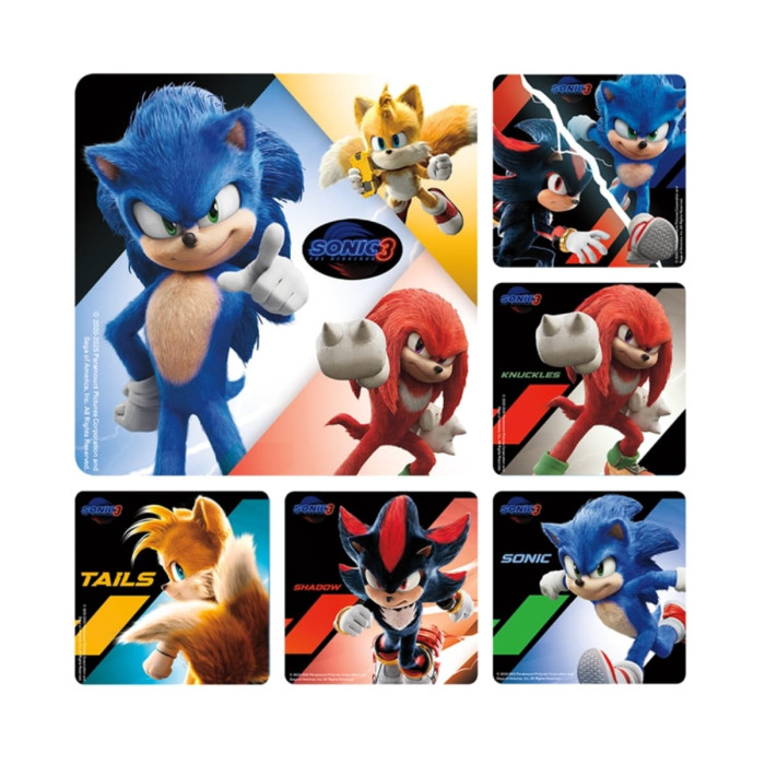 Stickers: Sonic the Hedgehog 3 (100)