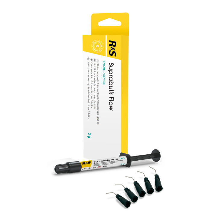 R&S Suprabulk Flow: 2g Syringe + 10 Tips - Shade A2