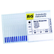 R&S Nerve Broaches: No.60 Black - 21mm (12)