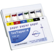 Steriblue IsoTaper Paper Points: 6% - ISO 25 (120)