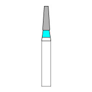 Mani Diamond Burs: Taper Flat End - Medium - TF-43 - No.170/014 (5)