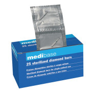 Medibase 541 Sterile Diamond Bur Cylinder Flat End D111 Medium