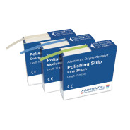 Polydentia Abrasive Polishing Strip: Medium 40 μm - 10 Metres