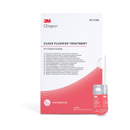 Each pack of 3M™ Clinpro™ Clear Fluoride Treatment in Watermelon contains 100 x 0.5ml sachets