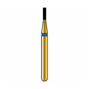 Diatech Gold Diamond Burs: 835 - Flat End Cylinder - Medium 008