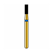Diatech Gold Diamond Burs: 835 - Flat End Cylinder - Medium 014