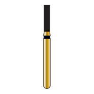Diatech Gold Diamond Burs: 836 - Flat End Cylinder - Coarse 014